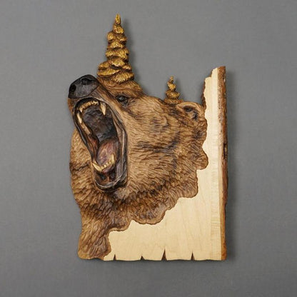 Davy | Animal Carving Handmade Wall Decoration
