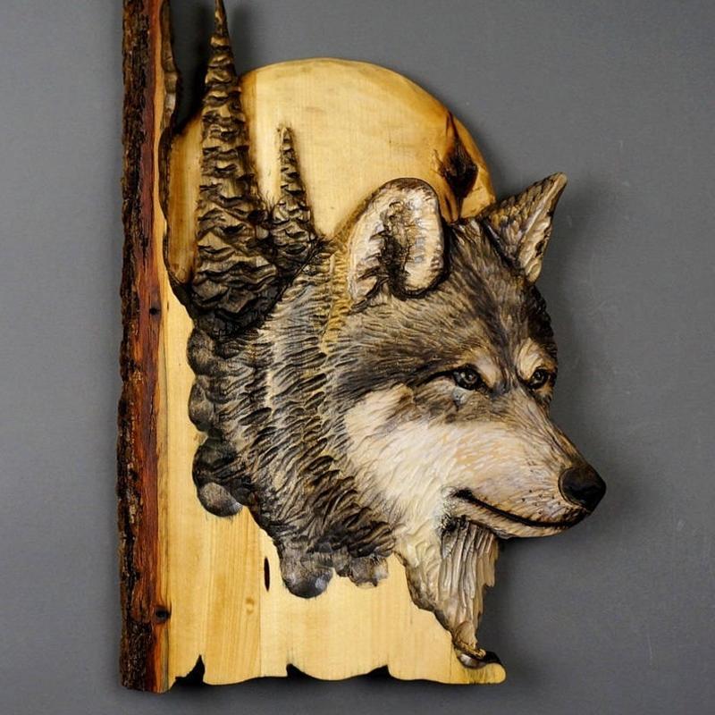 Davy | Animal Carving Handmade Wall Decoration