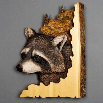 Davy | Animal Carving Handmade Wall Decoration