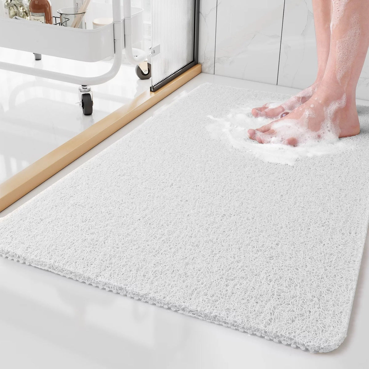 Davy | Textured Non-Slip Bath Mat for Secure Showers
