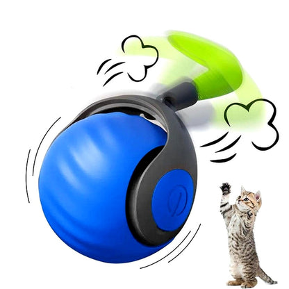 Davy | Automatic Cat Ball Toy - Self-Moving Rolling Play Sphere