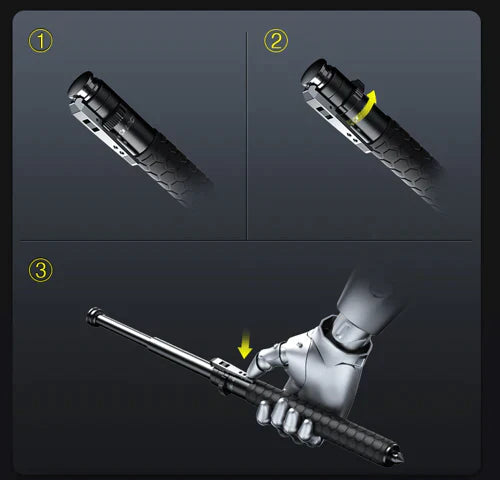 Davy | Automatic Folding Walking Cane with Ergonomic Handle