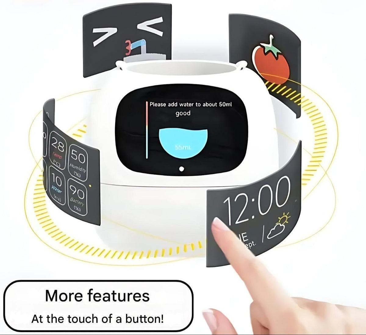 Davy | Automatic Smart Flower Pot - GreenBuddy SmartPot