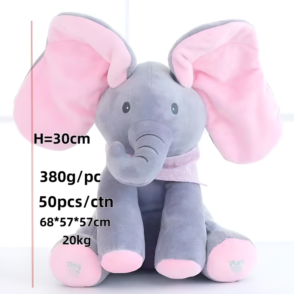 Davy | Baby Elephant Plush Toy with Flapping Ears
