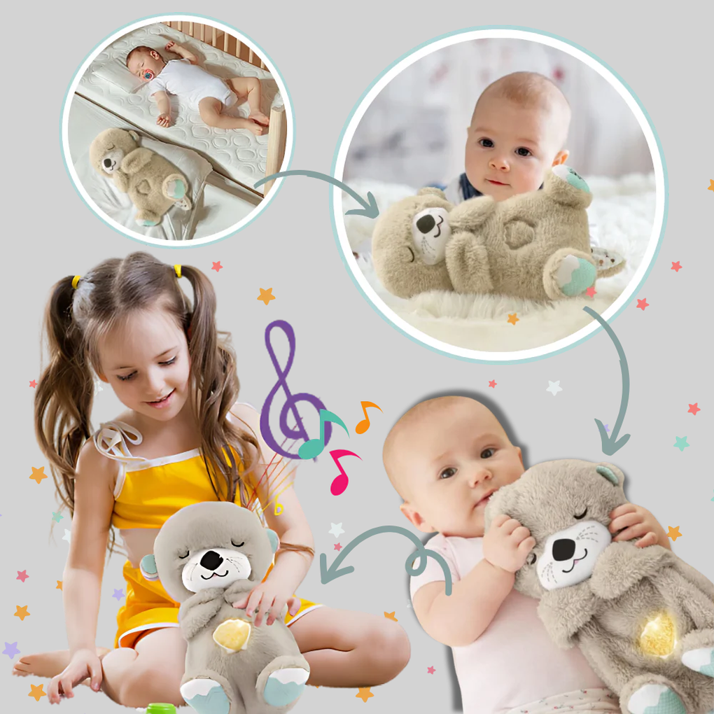 Davy | Baby Otter Sound & Light Plush Toy