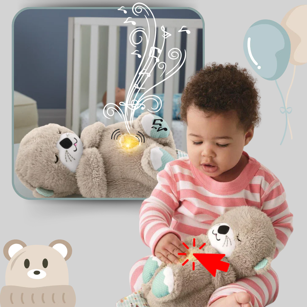 Davy | Baby Otter Sound & Light Plush Toy