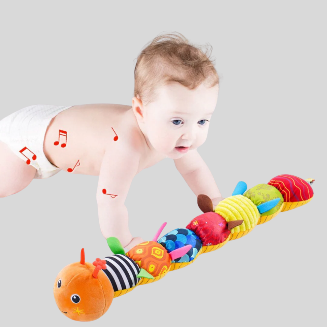 Davy | Baby Sensory Caterpillar Rattle Toy
