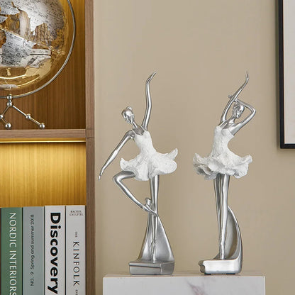 Davy | Elegant Ballerina Sculpture for Shelf & Tabletop Display