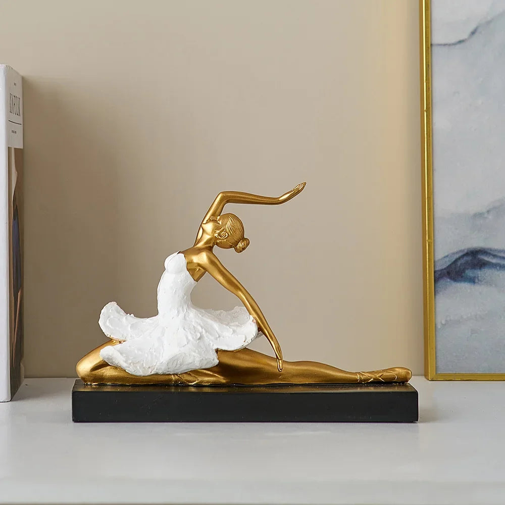 Davy | Elegant Ballerina Sculpture for Shelf & Tabletop Display