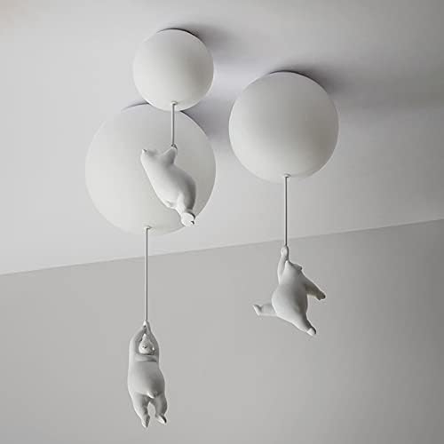 Davy | Playful Bear Balloon Flushmount Ceiling Light