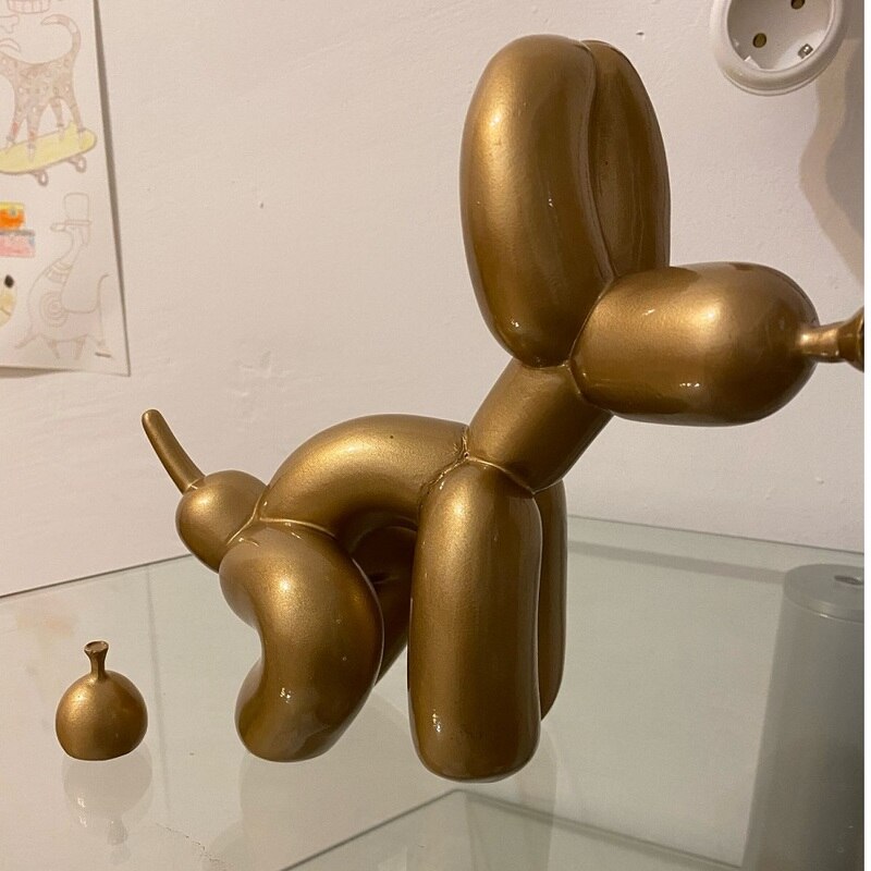 Davy | Resin Balloon Dog Sculpture