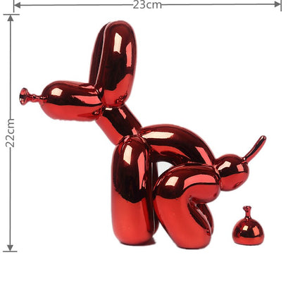 Davy | Resin Balloon Dog Sculpture