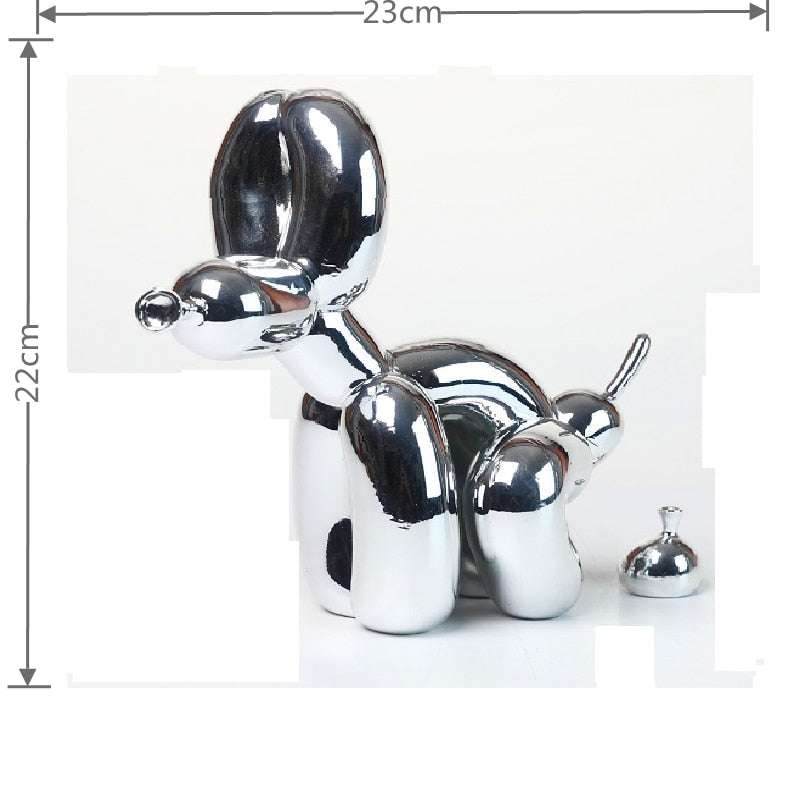 Davy | Resin Balloon Dog Sculpture