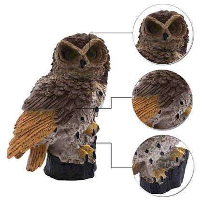 Davy | Barter | Garden Lamp Owls with Solar Energy