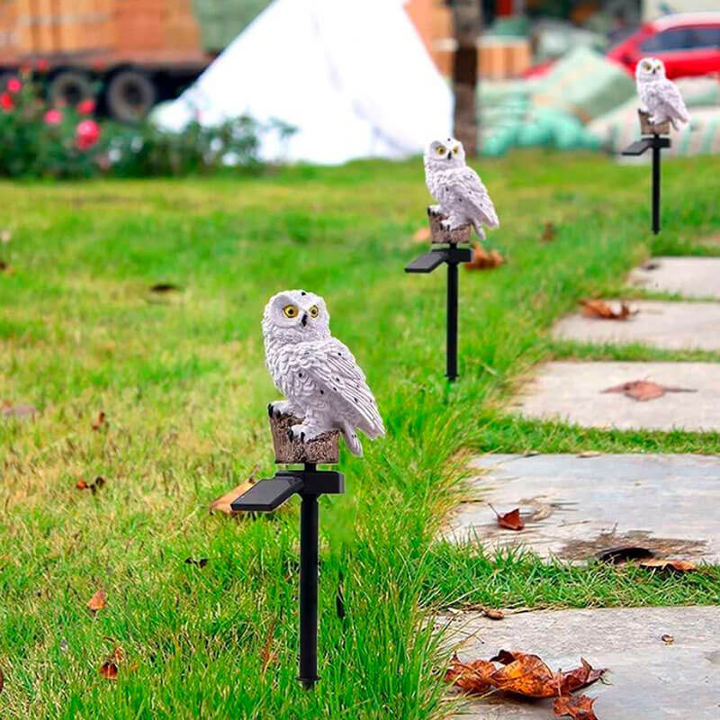 Davy | Barter | Garden Lamp Owls with Solar Energy