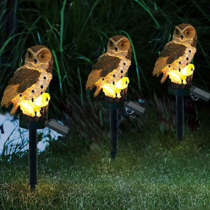 Davy | Barter | Garden Lamp Owls with Solar Energy