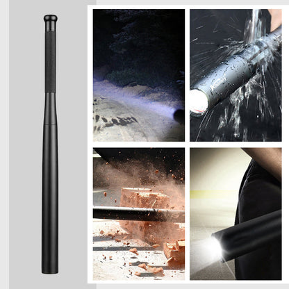 Davy | Baseball Bat Shaped LED Flashlight | Aluminum Alloy, 3 Lighting Modes | Emergency & Utility Use