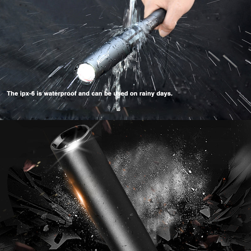 Davy | Baseball Bat Shaped LED Flashlight | Aluminum Alloy, 3 Lighting Modes | Emergency & Utility Use