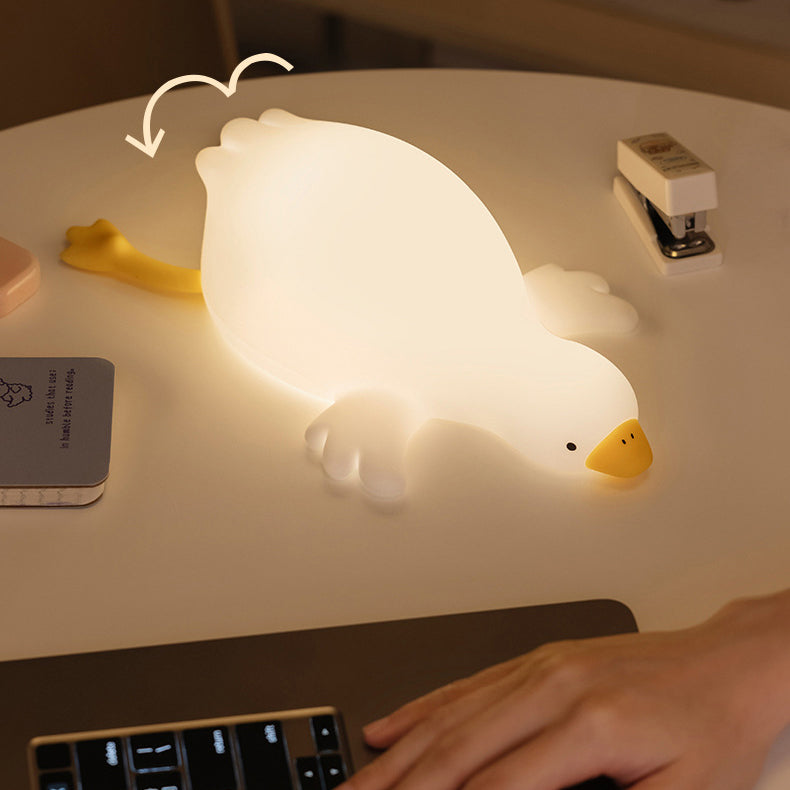 Davy | Large Duck LED Tap Light - Rechargeable Night Lamp
