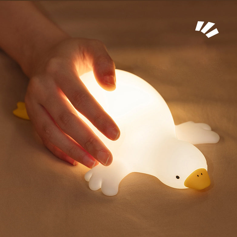 Davy | Large Duck LED Tap Light - Rechargeable Night Lamp