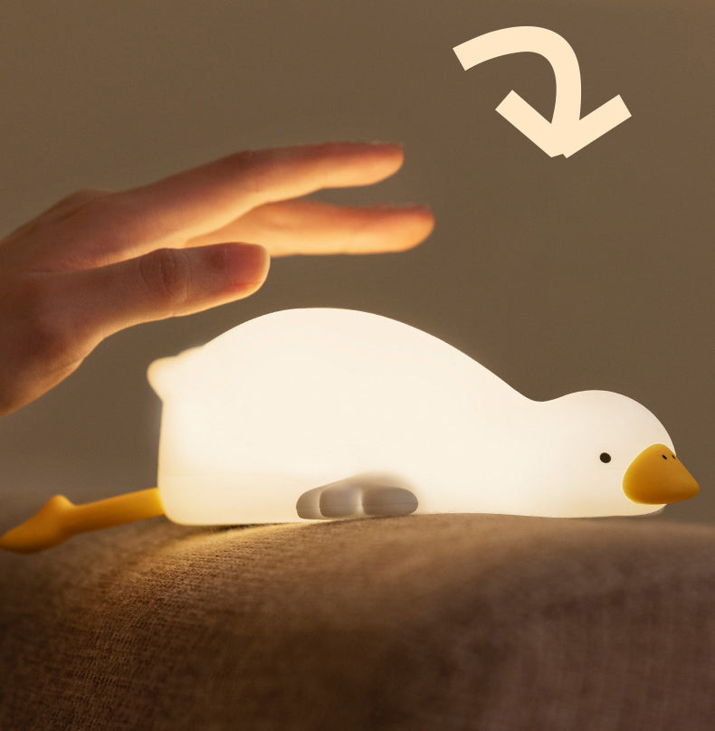 Davy | Large Duck LED Tap Light - Rechargeable Night Lamp