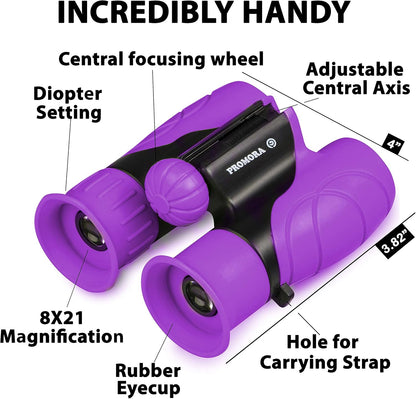 Davy | Binoculars for Kids Lightweight Outdoor Adventure