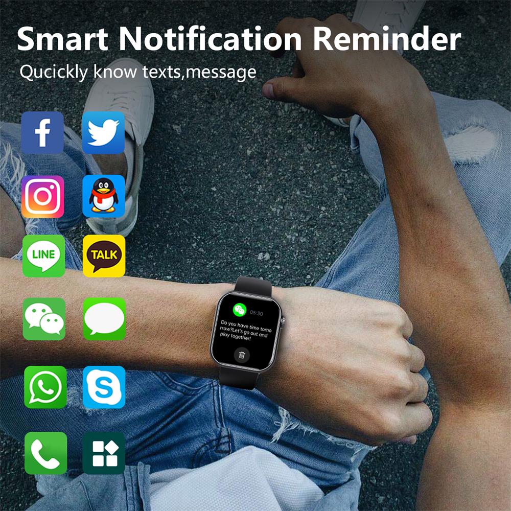 Davy | Smartwatch: BP, Blood O2, Glucose Monitor, Sleep Tracker