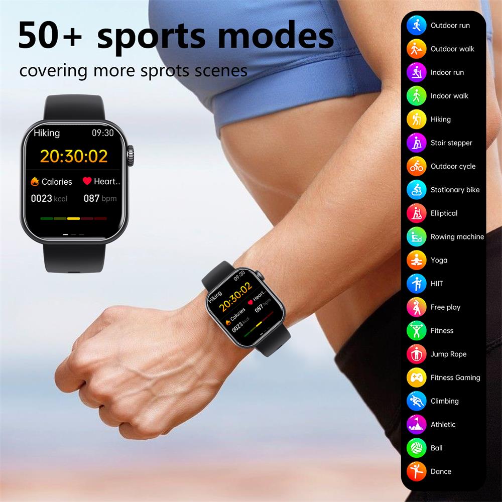 Davy | Smartwatch: BP, Blood O2, Glucose Monitor, Sleep Tracker