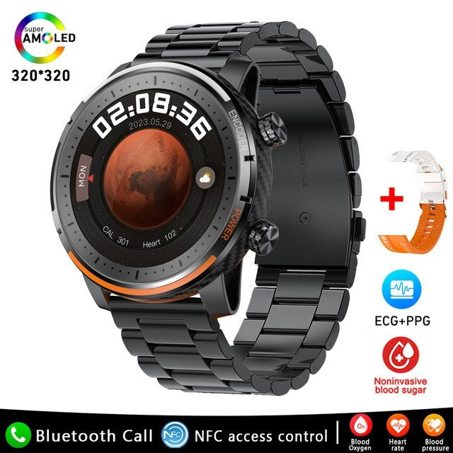 Davy | Smartwatch: BP, Blood O2, Glucose Monitor, Sleep Tracker