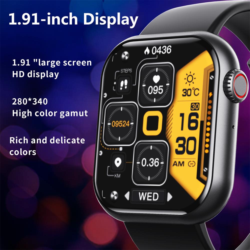 Davy | Smartwatch: BP, Blood O2, Glucose Monitor, Sleep Tracker