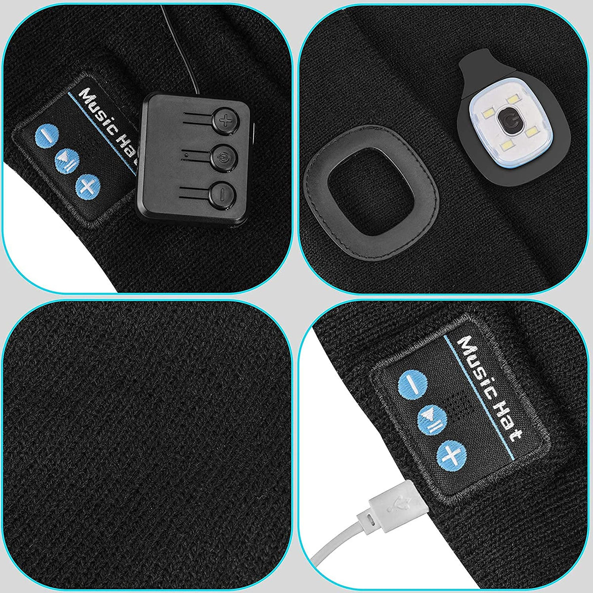 Davy | Bluetooth Beanie Hat Light Wireless Headphones