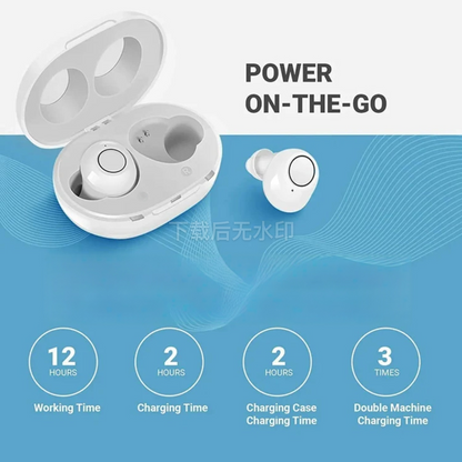 Davy | Bluetooth Hearing Aids – Rechargeable In-Ear Digital Hearing Aid with App Control | Discreet, Lightweight & Budget-Friendly for Adults & Seniors