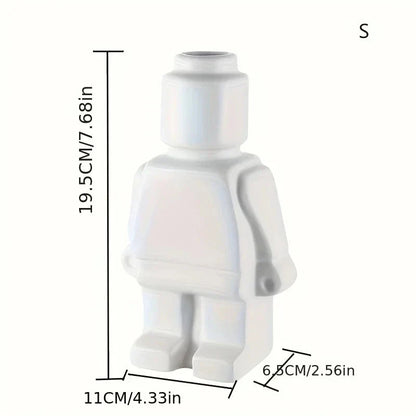 Davy | Block Figure Planter | Contemporary Minimalist Decor