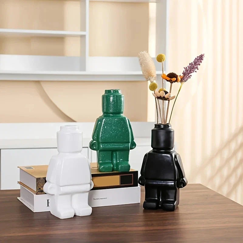 Davy | Block Figure Planter | Contemporary Minimalist Decor