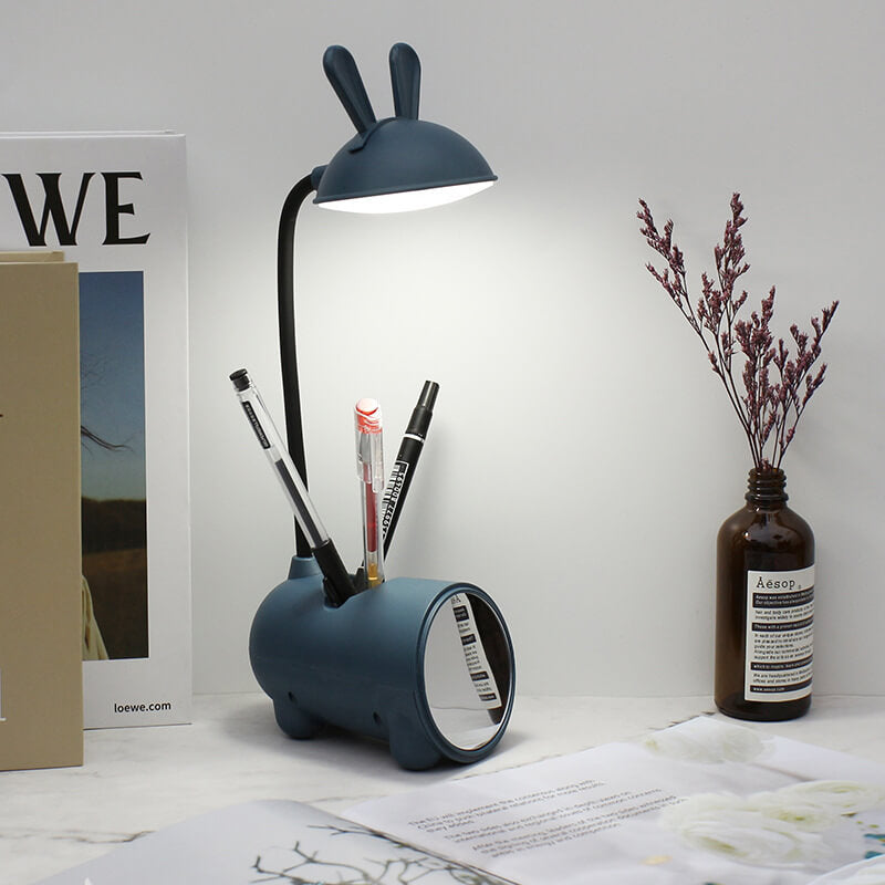 Davy | BunnyGlow Creative LED Touch Lamp with Pen Holder | USB Charging Function | Desk Lamp | Children's Room Decor