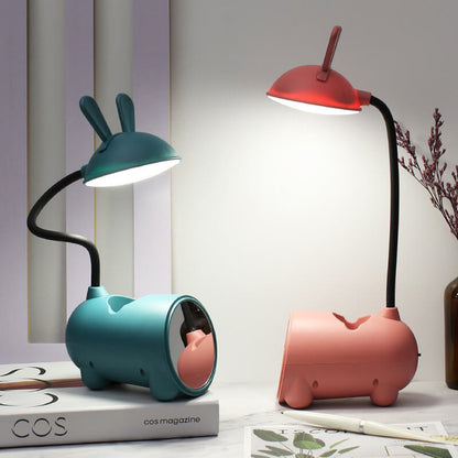 Davy | BunnyGlow Creative LED Touch Lamp with Pen Holder | USB Charging Function | Desk Lamp | Children's Room Decor