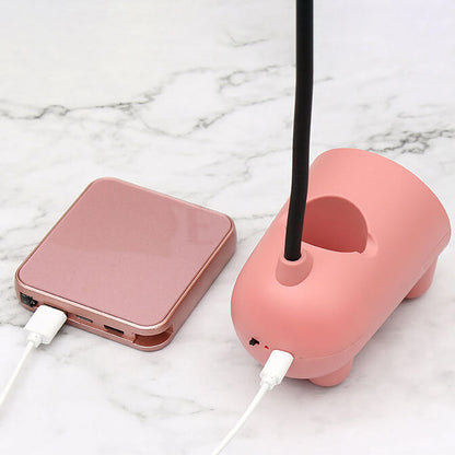 Davy | BunnyGlow Creative LED Touch Lamp with Pen Holder | USB Charging Function | Desk Lamp | Children's Room Decor