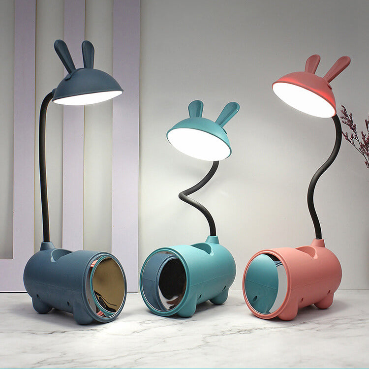 Davy | BunnyGlow Creative LED Touch Lamp with Pen Holder | USB Charging Function | Desk Lamp | Children's Room Decor