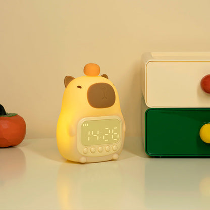 Davy | Capybara Alarm Clock with Gentle Night Light