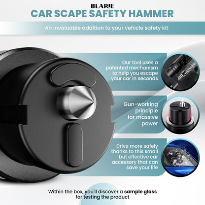 Davy | Car Escape Tool: Window Breaker & Seatbelt Cutter
