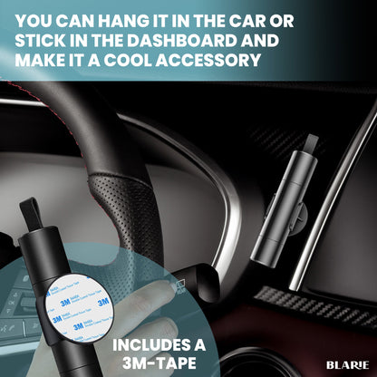 Davy | Car Escape Tool: Window Breaker & Seatbelt Cutter
