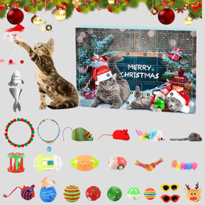 Davy | Cat Toy Advent Calendar for Holiday Countdown Play