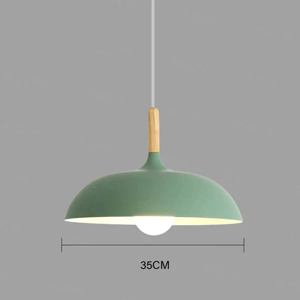 Davy | Oak Wood Pendant Lamp for Nordic Style Interiors