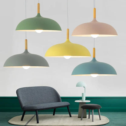 Davy | Oak Wood Pendant Lamp for Nordic Style Interiors
