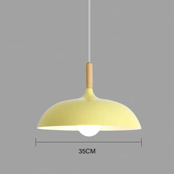 Davy | Oak Wood Pendant Lamp for Nordic Style Interiors