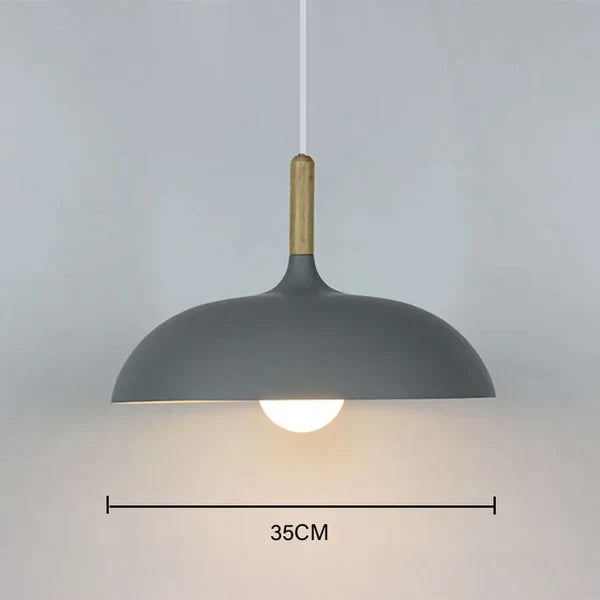 Davy | Oak Wood Pendant Lamp for Nordic Style Interiors