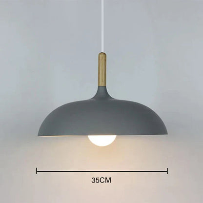 Davy | Oak Wood Pendant Lamp for Nordic Style Interiors