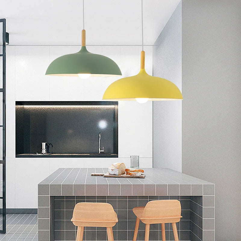Davy | Oak Wood Pendant Lamp for Nordic Style Interiors