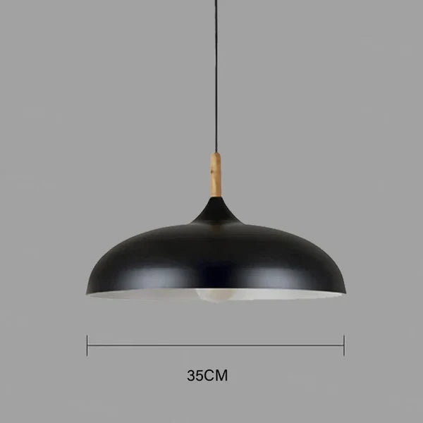 Davy | Oak Wood Pendant Lamp for Nordic Style Interiors