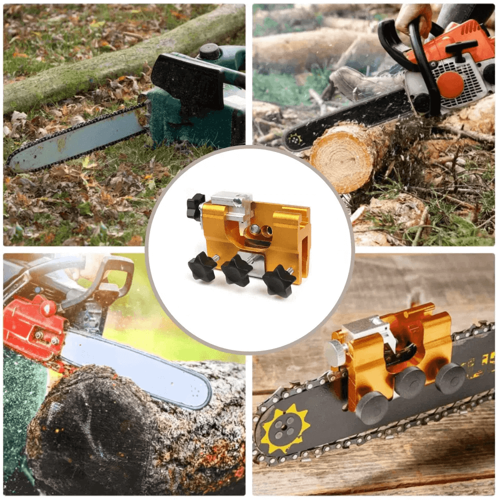 Davy | Chainsaw Chain File Guide - Durable & Precise Sharpening